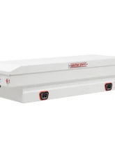 Weather Guard Saddle Box, Steel, Compact, White, 7.0 cu ft                                     - 156-3-04 - Image 13