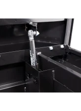 Weather Guard Saddle Box, Steel, Compact, Gloss Black, 7.0 cu ft                                     - 156-5-04 - Image 5