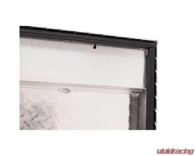 Weather Guard 87in Lo-Side Box, Aluminum, Clear, 7.0 cu ft - 164-0-04