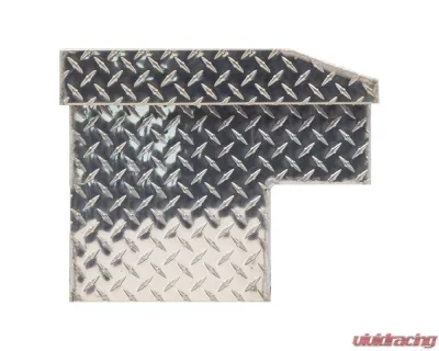 Weather Guard 87in Lo-Side Box, Aluminum, Clear, 7.0 cu ft - 164-0-04