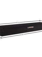 Weather Guard 87in Lo-Side Box, Aluminum, Gloss Black, 7.0 cu ft                                     - 164-5-04 - Image 2