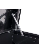 Weather Guard 87in Lo-Side Box, Aluminum, Gloss Black, 7.0 cu ft                                     - 164-5-04 - Image 4