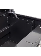 Weather Guard 87in Lo-Side Box, Aluminum, Gloss Black, 7.0 cu ft                                     - 164-5-04 - Image 5