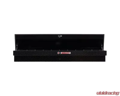 Weather Guard 87in Lo-Side Box, Aluminum, Gloss Black, 7.0 cu ft - 164-5-04