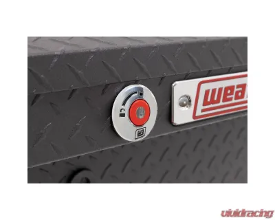 Weather Guard 87in Lo-Side Box, Aluminum, Textured Matte Black, 7.0 cu ft - 164-52-04