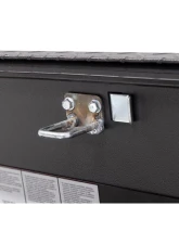 Weather Guard 87in Lo-Side Box, Aluminum, Textured Matte Black, 7.0 cu ft                                     - 164-52-04 - Image 7