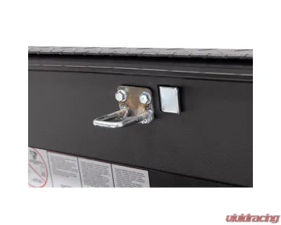 Weather Guard 87in Lo-Side Box, Aluminum, Textured Matte Black, 7.0 cu ft - 164-52-04