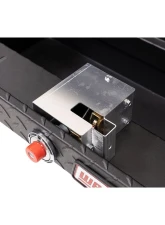 Weather Guard 87in Lo-Side Box, Aluminum, Textured Matte Black, 7.0 cu ft                                     - 164-52-04 - Image 8