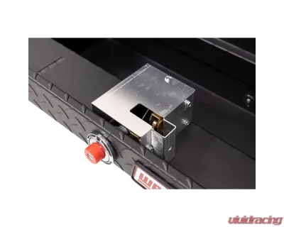 Weather Guard 87in Lo-Side Box, Aluminum, Textured Matte Black, 7.0 cu ft - 164-52-04