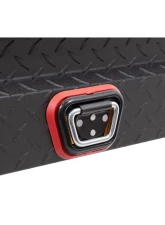 Weather Guard 87in Lo-Side Box, Aluminum, Textured Matte Black, 7.0 cu ft                                     - 164-52-04 - Image 10