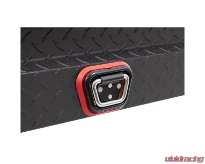 Weather Guard 87in Lo-Side Box, Aluminum, Textured Matte Black, 7.0 cu ft - 164-52-04