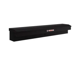 Weather Guard 87in Lo-Side Box, Aluminum, Textured Matte Black, 7.0 cu ft