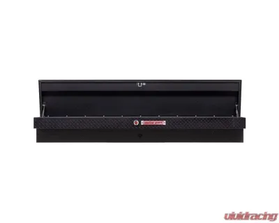 Weather Guard 87in Lo-Side Box, Aluminum, Textured Matte Black, 7.0 cu ft - 164-52-04