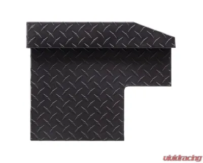 Weather Guard 87in Lo-Side Box, Aluminum, Textured Matte Black, 7.0 cu ft - 164-52-04