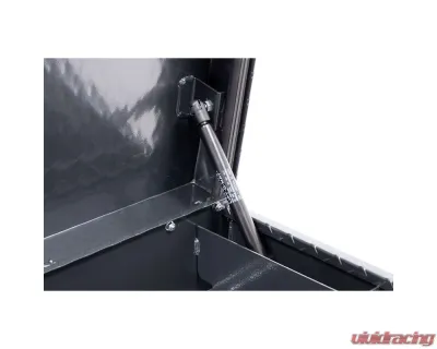 Weather Guard 87in Lo-Side Box, Aluminum, Gunmetal Gray, 7.0 cu ft - 164-6-04