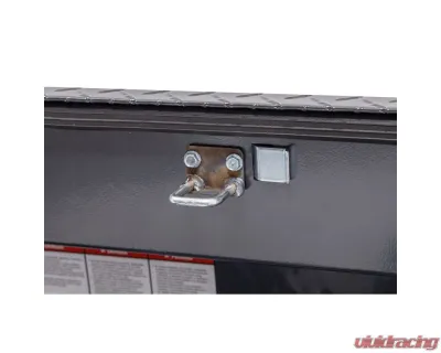 Weather Guard 87in Lo-Side Box, Aluminum, Gunmetal Gray, 7.0 cu ft - 164-6-04