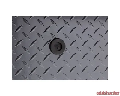 Weather Guard 87in Lo-Side Box, Aluminum, Gunmetal Gray, 7.0 cu ft - 164-6-04