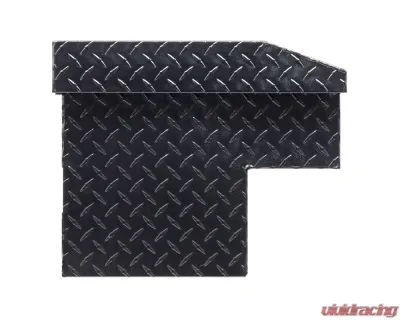 Weather Guard 87in Lo-Side Box, Aluminum, Gunmetal Gray, 7.0 cu ft - 164-6-04