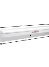 Weather Guard 87in Lo-Side Box, Steel, White, 7.0 cu ft                                     - 165-3-04 - Image 2