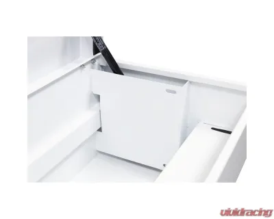 Weather Guard 87in Lo-Side Box, Steel, White, 7.0 cu ft - 165-3-04