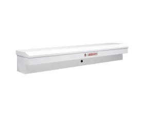 Weather Guard 87in Lo-Side Box, Steel, White, 7.0 cu ft