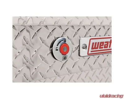 Weather Guard 56in Lo-Side Box, Aluminum, Clear, 4.0 cu ft - 174-0-04