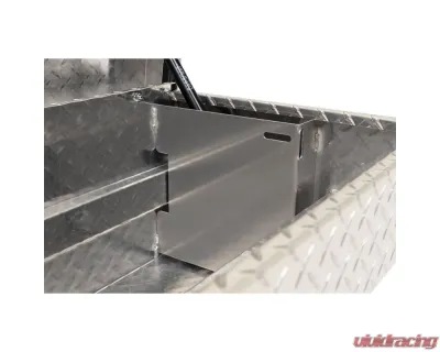 Weather Guard 56in Lo-Side Box, Aluminum, Clear, 4.0 cu ft - 174-0-04