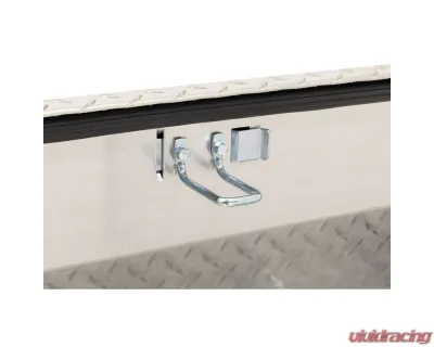 Weather Guard 56in Lo-Side Box, Aluminum, Clear, 4.0 cu ft - 174-0-04