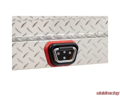 Weather Guard 56in Lo-Side Box, Aluminum, Clear, 4.0 cu ft - 174-0-04