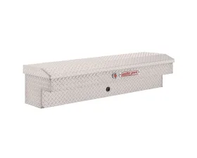 Weather Guard 56in Lo-Side Box, Aluminum, Clear, 4.0 cu ft