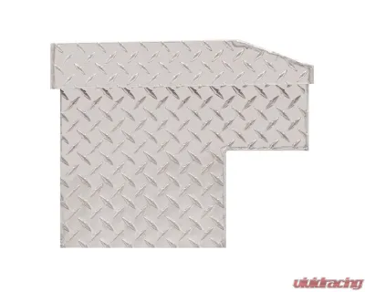 Weather Guard 56in Lo-Side Box, Aluminum, Clear, 4.0 cu ft - 174-0-04