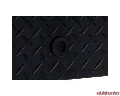 Weather Guard 56in Lo-Side Box, Aluminum, Gloss Black, 4.0 cu ft - 174-5-04