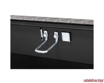 Weather Guard 56in Lo-Side Box, Aluminum, Textured Matte Black, 4.0 cu ft - 174-52-04