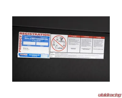 Weather Guard 56in Lo-Side Box, Aluminum, Textured Matte Black, 4.0 cu ft - 174-52-04