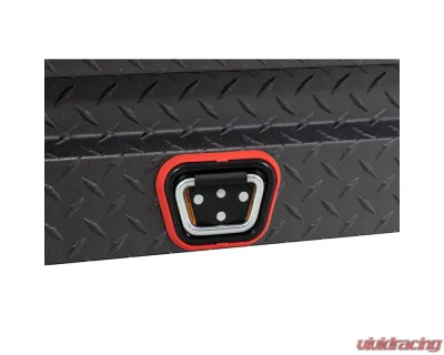 Weather Guard 56in Lo-Side Box, Aluminum, Textured Matte Black, 4.0 cu ft - 174-52-04