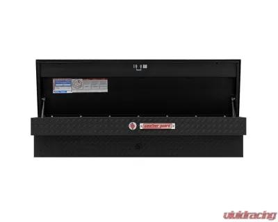 Weather Guard 56in Lo-Side Box, Aluminum, Textured Matte Black, 4.0 cu ft - 174-52-04