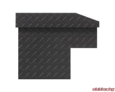 Weather Guard 56in Lo-Side Box, Aluminum, Textured Matte Black, 4.0 cu ft - 174-52-04