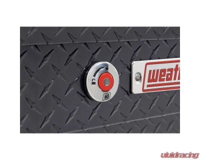 Weather Guard 56in Lo-Side Box, Aluminum, Gunmetal Gray, 4.0 cu ft - 174-6-04