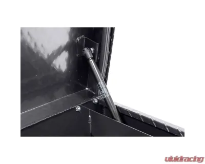 Weather Guard 56in Lo-Side Box, Aluminum, Gunmetal Gray, 4.0 cu ft - 174-6-04