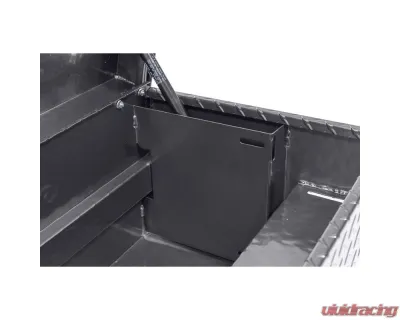 Weather Guard 56in Lo-Side Box, Aluminum, Gunmetal Gray, 4.0 cu ft - 174-6-04