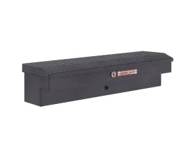 Weather Guard 56in Lo-Side Box, Aluminum, Gunmetal Gray, 4.0 cu ft