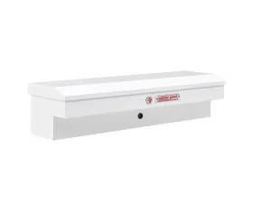 Weather Guard 56in Lo-Side Box, Steel, White, 4.0 cu ft