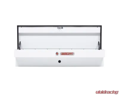Weather Guard 56in Lo-Side Box, Steel, White, 4.0 cu ft - 175-3-04