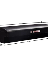 Weather Guard 56in Lo-Side Box, Steel, Gloss Black, 4.0 cu ft                                     - 175-5-04 - Image 2