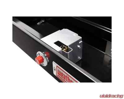 Weather Guard 56in Lo-Side Box, Steel, Gloss Black, 4.0 cu ft - 175-5-04