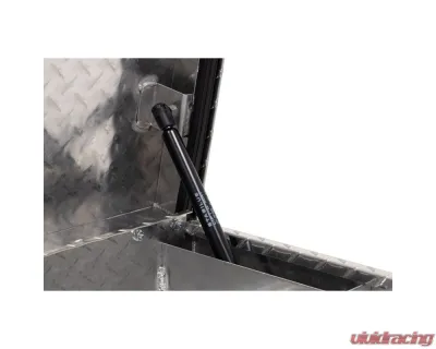 Weather Guard 56in Low Profile Lo-Side Box, Aluminum, Clear, 4.0 cu ft - 178-0-04