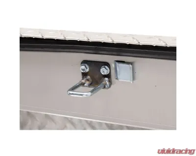 Weather Guard 56in Low Profile Lo-Side Box, Aluminum, Clear, 4.0 cu ft - 178-0-04