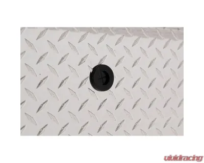 Weather Guard 56in Low Profile Lo-Side Box, Aluminum, Clear, 4.0 cu ft - 178-0-04