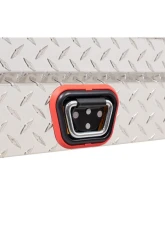 Weather Guard 56in Low Profile Lo-Side Box, Aluminum, Clear, 4.0 cu ft                                     - 178-0-04 - Image 11