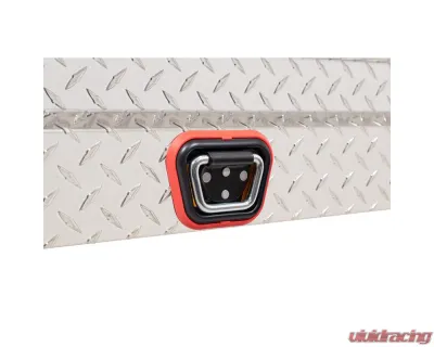 Weather Guard 56in Low Profile Lo-Side Box, Aluminum, Clear, 4.0 cu ft - 178-0-04